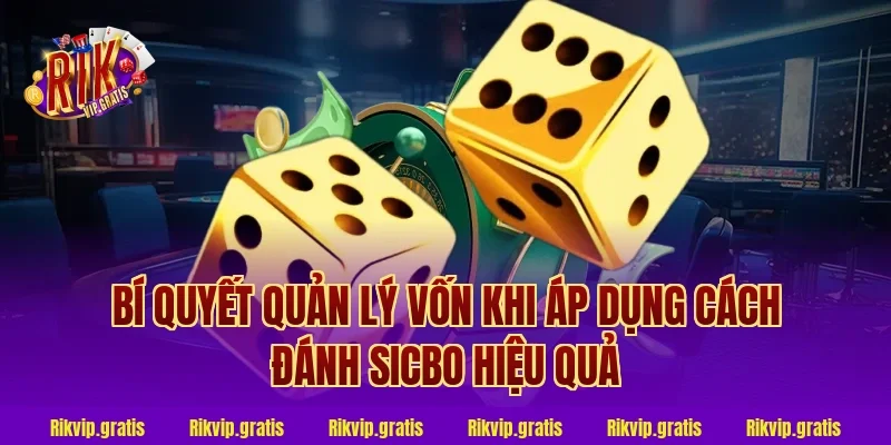 Bí Quyết Quản Lý Vốn Khi Áp Dụng Cách Đánh Sicbo Hiệu Quả