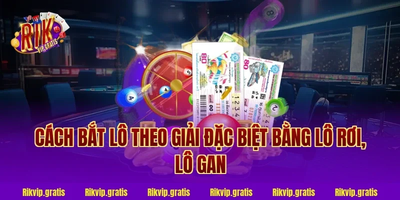 cách bắt lô theo giải đặc biệt bằng lô rơi, lô gan