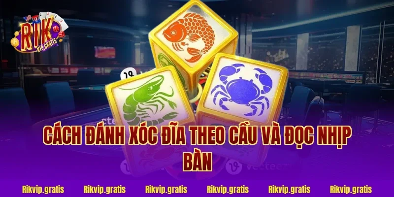 Cách đánh xóc đĩa theo cầu và đọc nhịp bàn