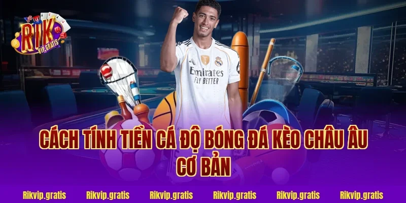 Cách tính tiền cá độ bóng đá kèo châu Âu cơ bản