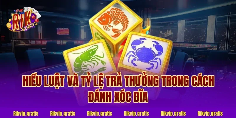 Hiểu luật và tỷ lệ trả thưởng trong cách đánh xóc đĩa