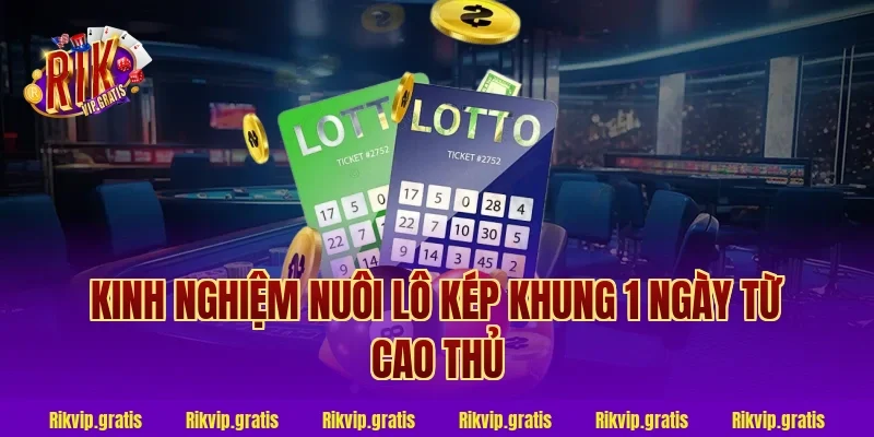 Kinh Nghiệm Nuôi Lô Kép Khung 1 Ngày Từ Cao Thủ