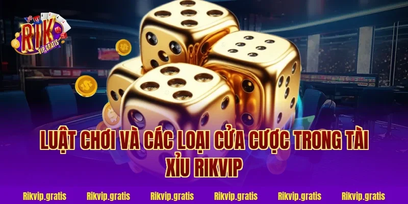 Luật chơi và các loại cửa cược trong tài xỉu rikvip